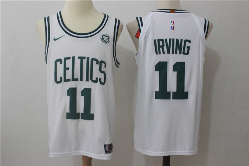 Men Boston Celtics #11 Irving White Game Nike NBA Jerseys